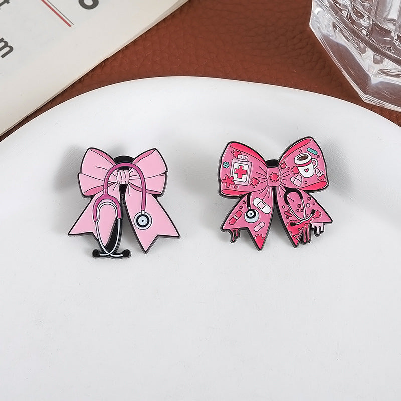 stethoscope enamel pin (PACK OF 2)