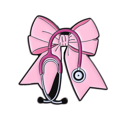 stethoscope enamel pin (PACK OF 2)