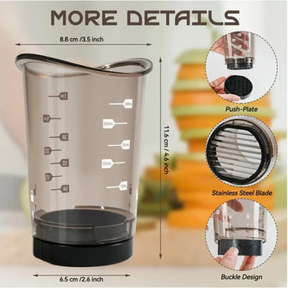 Cup Slicer With Push
