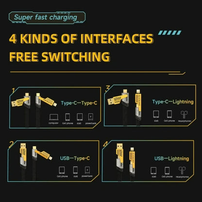 4 in 1 Multifunction Charging Cables