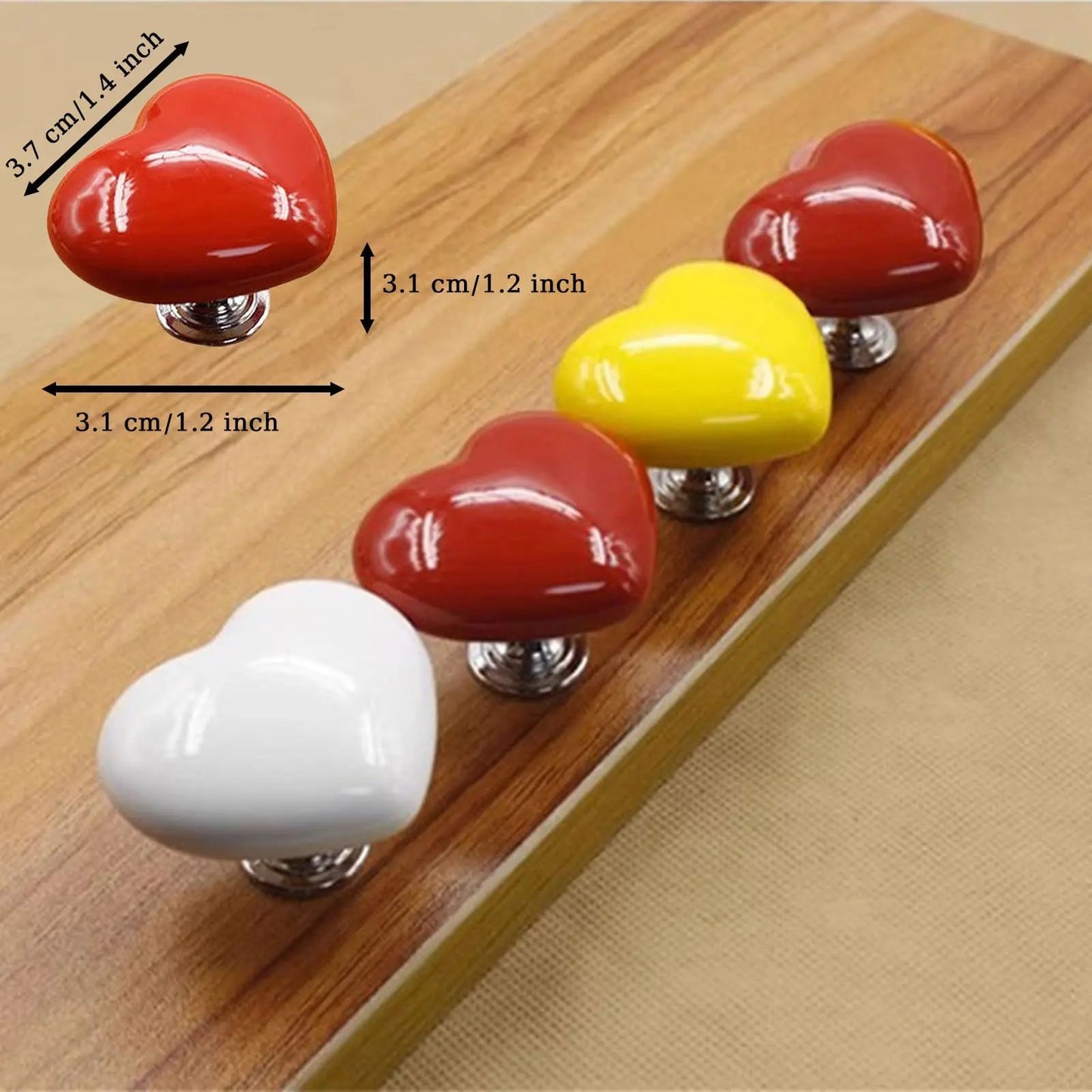 HEART SHAPED TOILET PRESS (PACK OF 3)