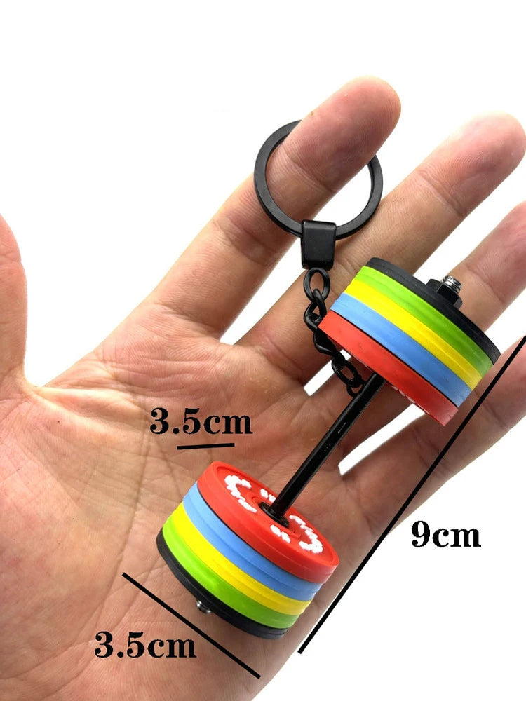DIY Detachable Barbell Keychain