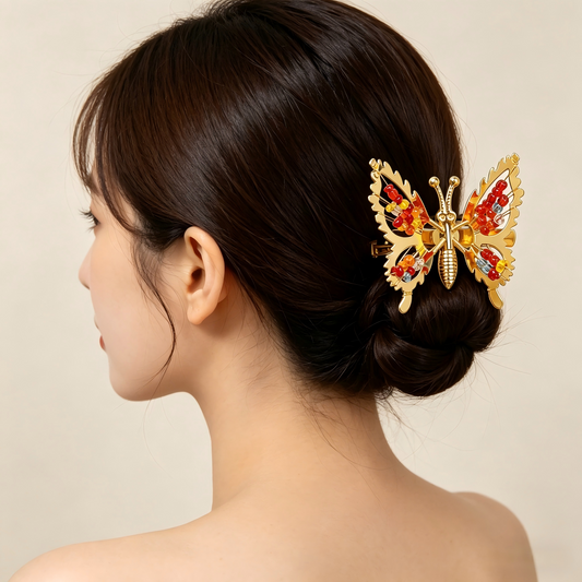 Butterfly hair clip ( Pack of 3 )