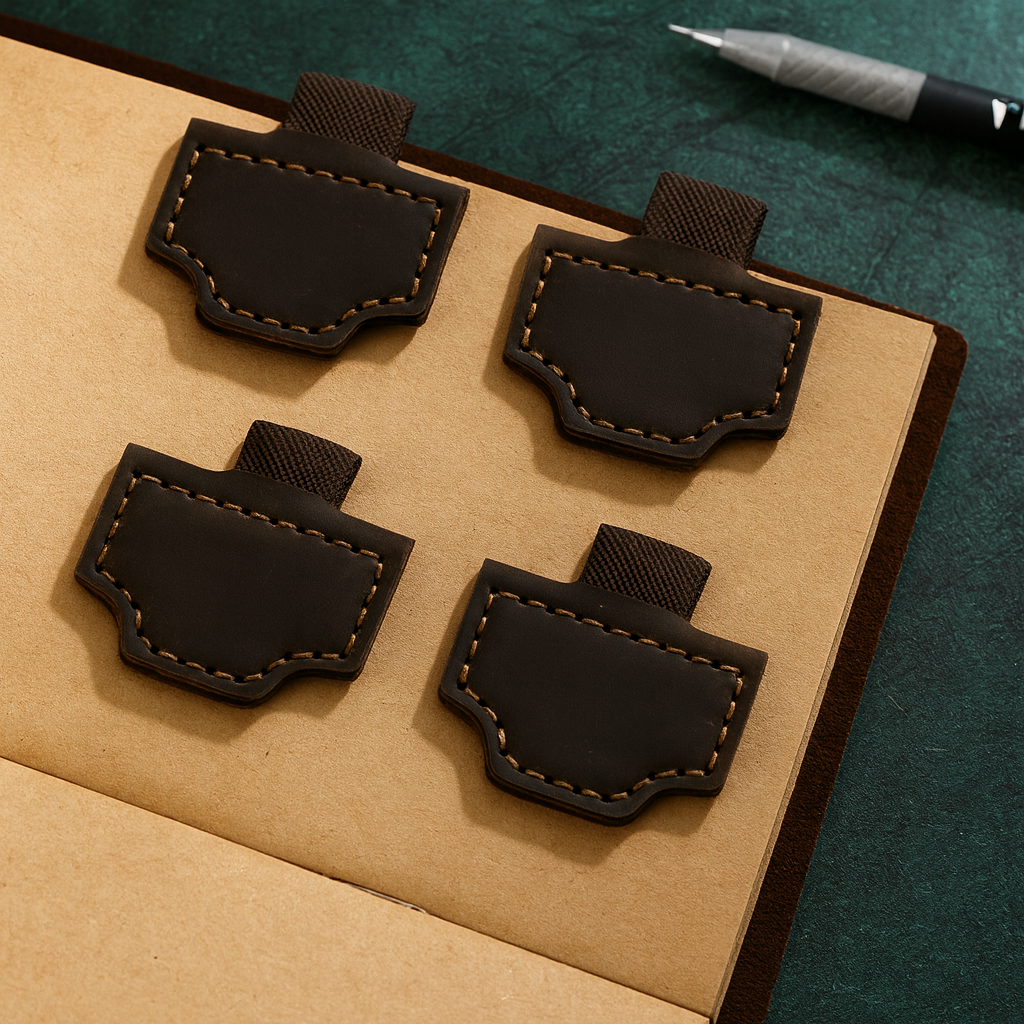 Magnetic Bookmarks With Pen Holder