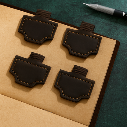 Magnetic Bookmarks With Pen Holder