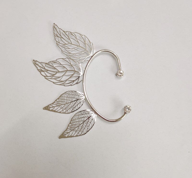 Elf Hollow Leaf Ear Cuffs