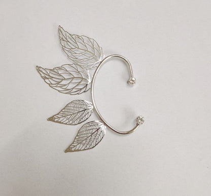 Elf Hollow Leaf Ear Cuffs