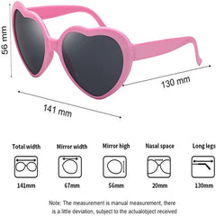 Heart Shaped Effects Glasses Watch The Lights Change To Heart Shape At Night