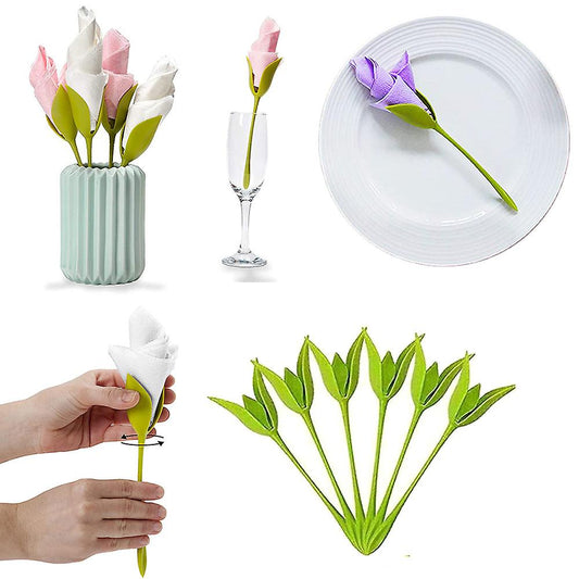 Elegant Floral Napkin Holders For Tables