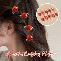 Ladybug Hair Clips