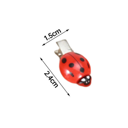 Ladybug Hair Clips