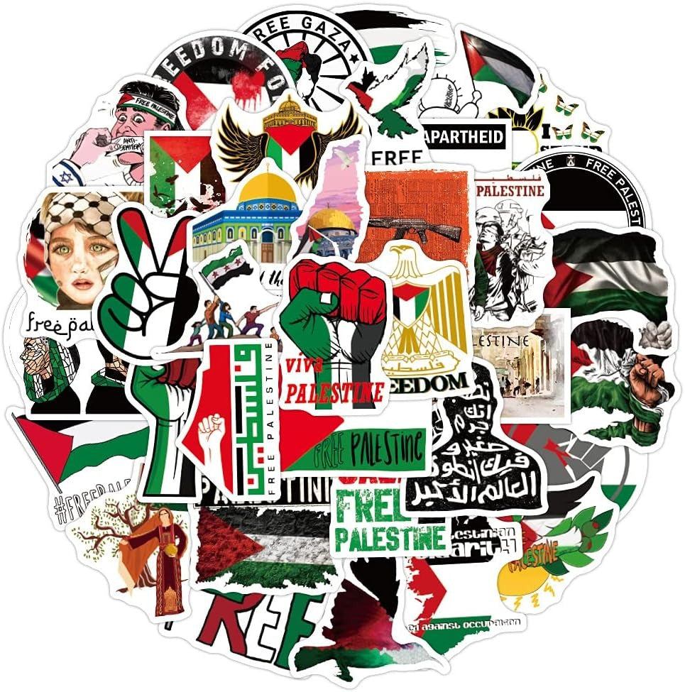 Freedom Palestine Stickers (50PCS)