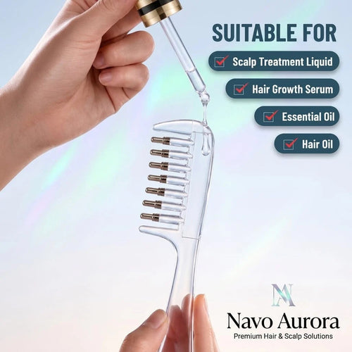 Scalp Oil Dispenser Comb