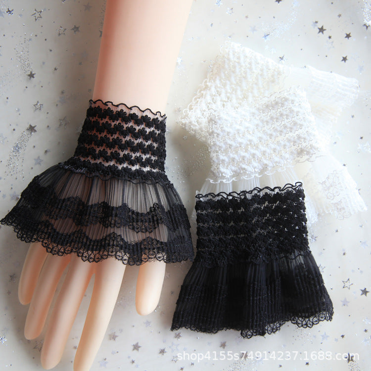 ✨ Elegant Lace Flare Cuffs