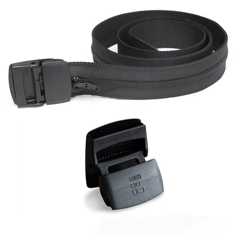 Hidden Zipper Security Belt Pouch