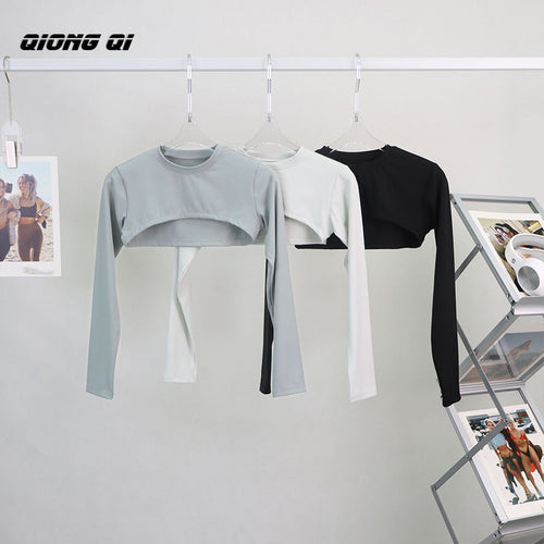 FlexFit Long Sleeve Crop Top