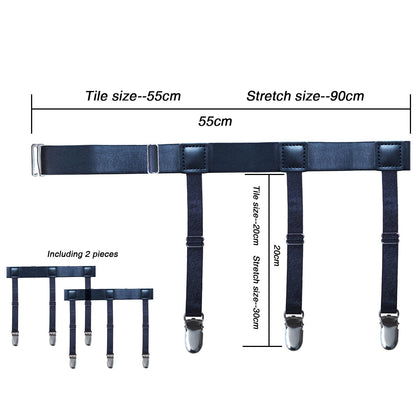 Non-Slip Hidden Leg Suspenders (2pcs Set)