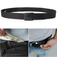 Hidden Zipper Security Belt Pouch