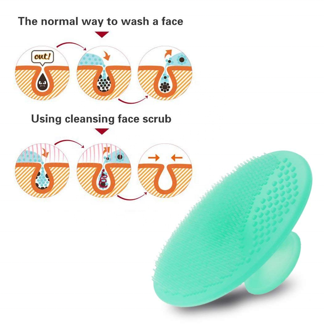 Silicone Soft Face & Body Cleaning Pad (3x)