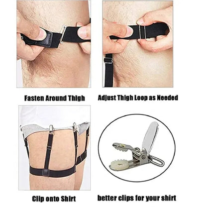 Non-Slip Hidden Leg Suspenders (2pcs Set)
