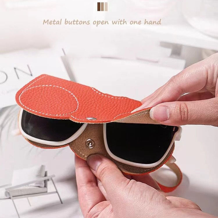 Leather Sunglasses Pouch – Travel-Ready