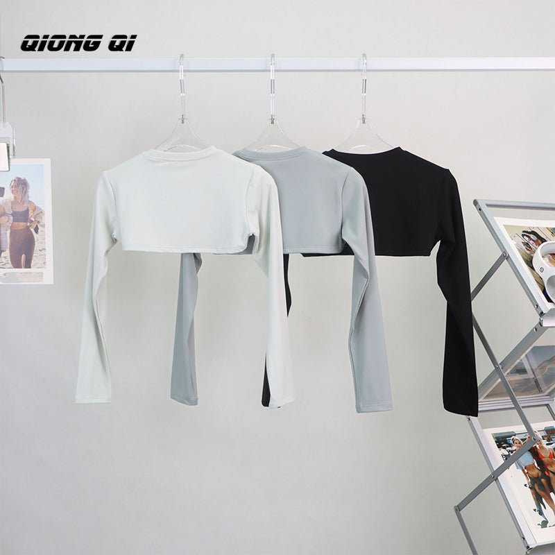 FlexFit Long Sleeve Crop Top