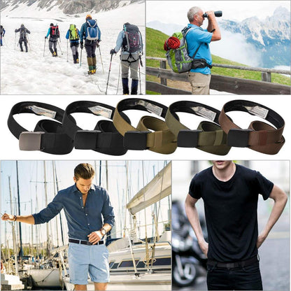Hidden Zipper Security Belt Pouch