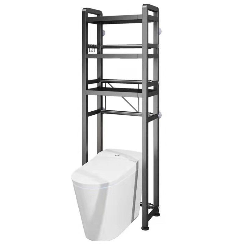 2/3 Tier Black Metal Bathroom Standing Shelf (2 RACKS)