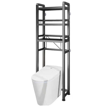 2/3 Tier Black Metal Bathroom Standing Shelf (2 RACKS)