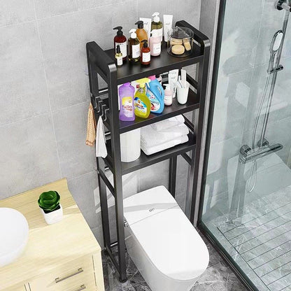 2/3 Tier Black Metal Bathroom Standing Shelf (2 RACKS)